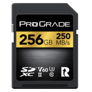 ProGrade256GB  SDXCカード  UHS-II V60 GOLD