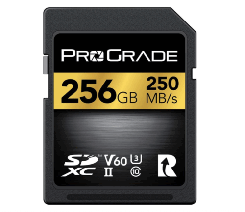 ProGrade256GB  SDXCカード  UHS-II V60 GOLD