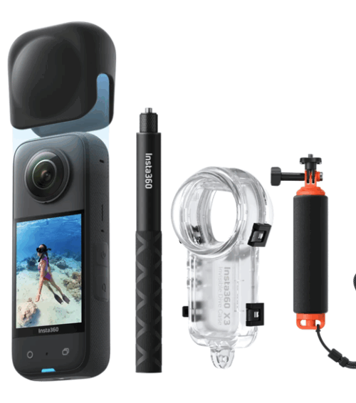 Insta360X3＋バッテリ2つ＋水中ケーシング＋スタンド付き - 画像 (7)