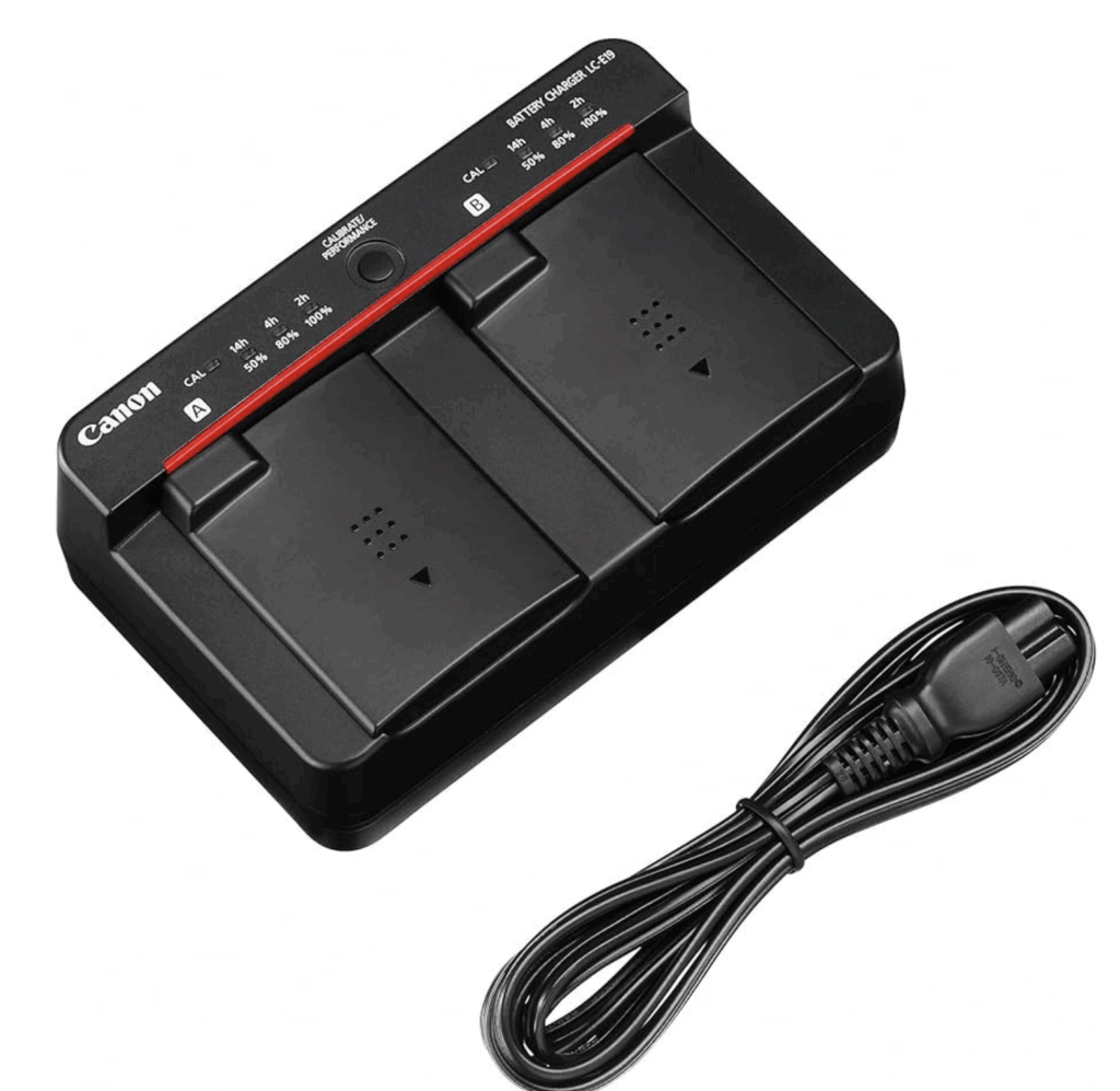 Canon純正バッテリーチャージャーLC-E19/ LP-E19用充電器  / EOS R1 R3 1Dxmark2/3 バッテリー用