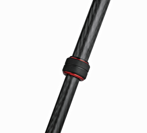 Manfrotto 190go! M-lock  カーボンファイバー三脚4段 ブラック MT190GOC4 - 画像 (4)
