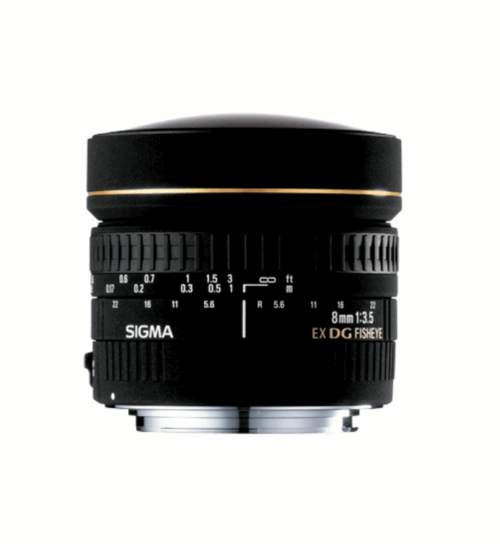 sigma 8mm f3.5  EX DG フィッシュアイレンズ(キャノンEF用)
