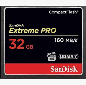 32Gb CFカード 撮影記録メディア SanDisk Extreme PRO 160MB